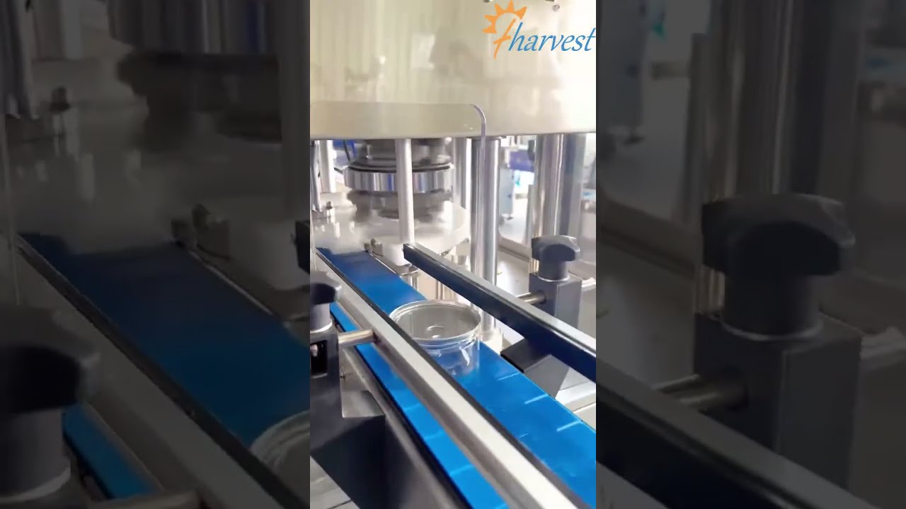 Automatische PET-blik sluitmachine fabriek, automatische servo plastic container krimpmachine