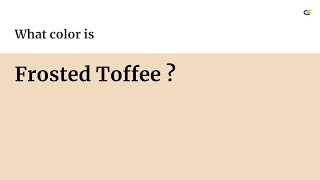 Frosted Toffee color #f1dbbf hex Cool Yellow color f1dbbf