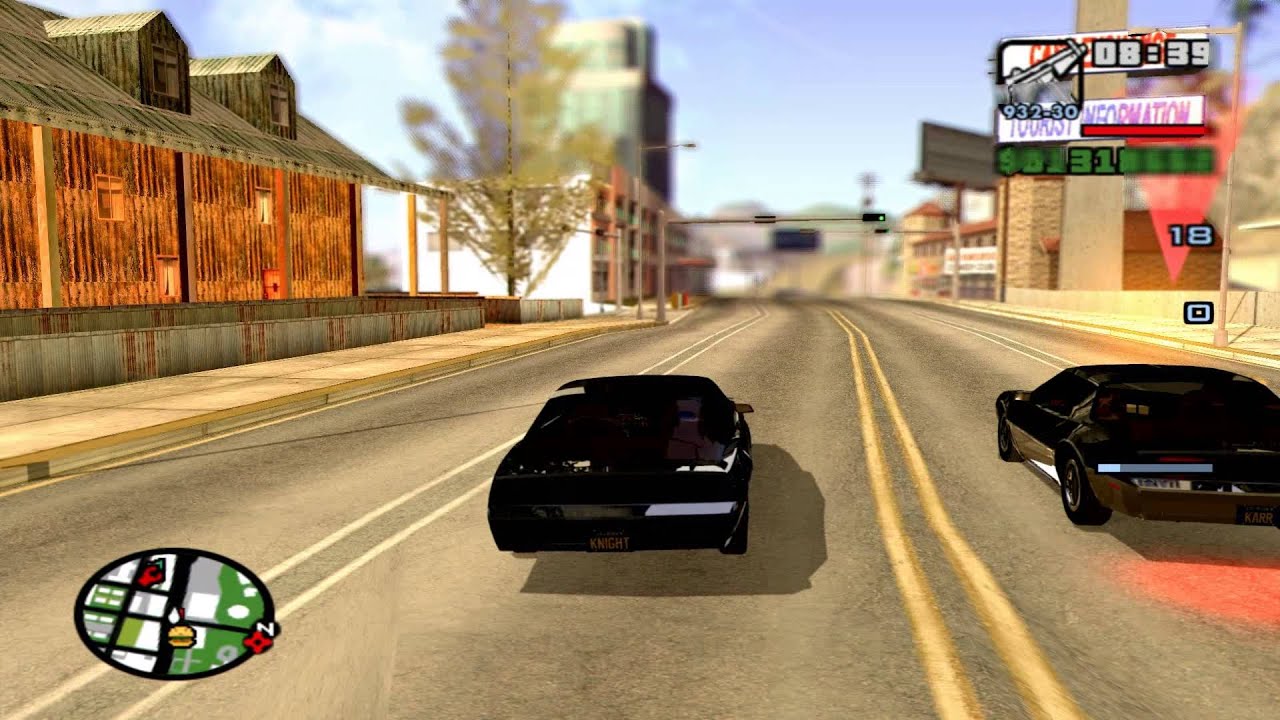 GTA San Andreas Mods - Knight Rider Style: A Home In the Hills