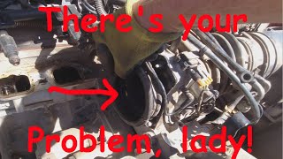 2003 Cadillac DeVille DHS random misfire DTC P0300. Plenum boot replacement