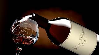Liquid Wine Bottle Mockup | After Effects template News