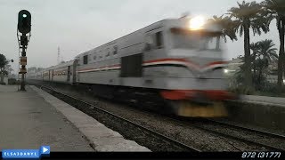 [ قطارات مصر ] مرور قطار الوحدة بمحطة البدرشين