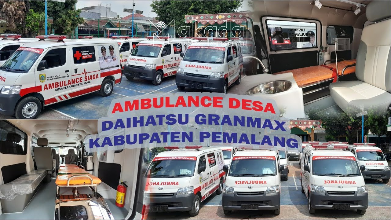 AMBULANCE DESA KAB. PEMALANG | DAIHATSU GRANMAX | BY KAROSERI AMBULANCE MAKADA