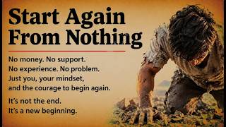 Start Again From Nothing 🔥 || Learn English Through Motivation 🔥 || Level 3 English ✅