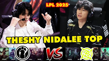 [LPL 2025] Highlight IG vs NIP: TheShy Nidalee Top | Invictus Gaming vs Ninjas in Pyjamas | Split 2