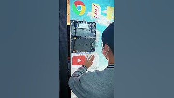 Technicians are adjusting the position of LED modules. #leddisplay #ledscreen #ledmodule #ledwall