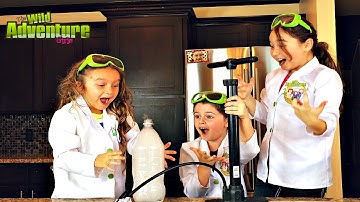 Cloud in a bottle!  Make a Insta-Cloud! | Science Experiments for Kids