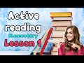 Active English Reading Lesson 1.Читаем на английском.