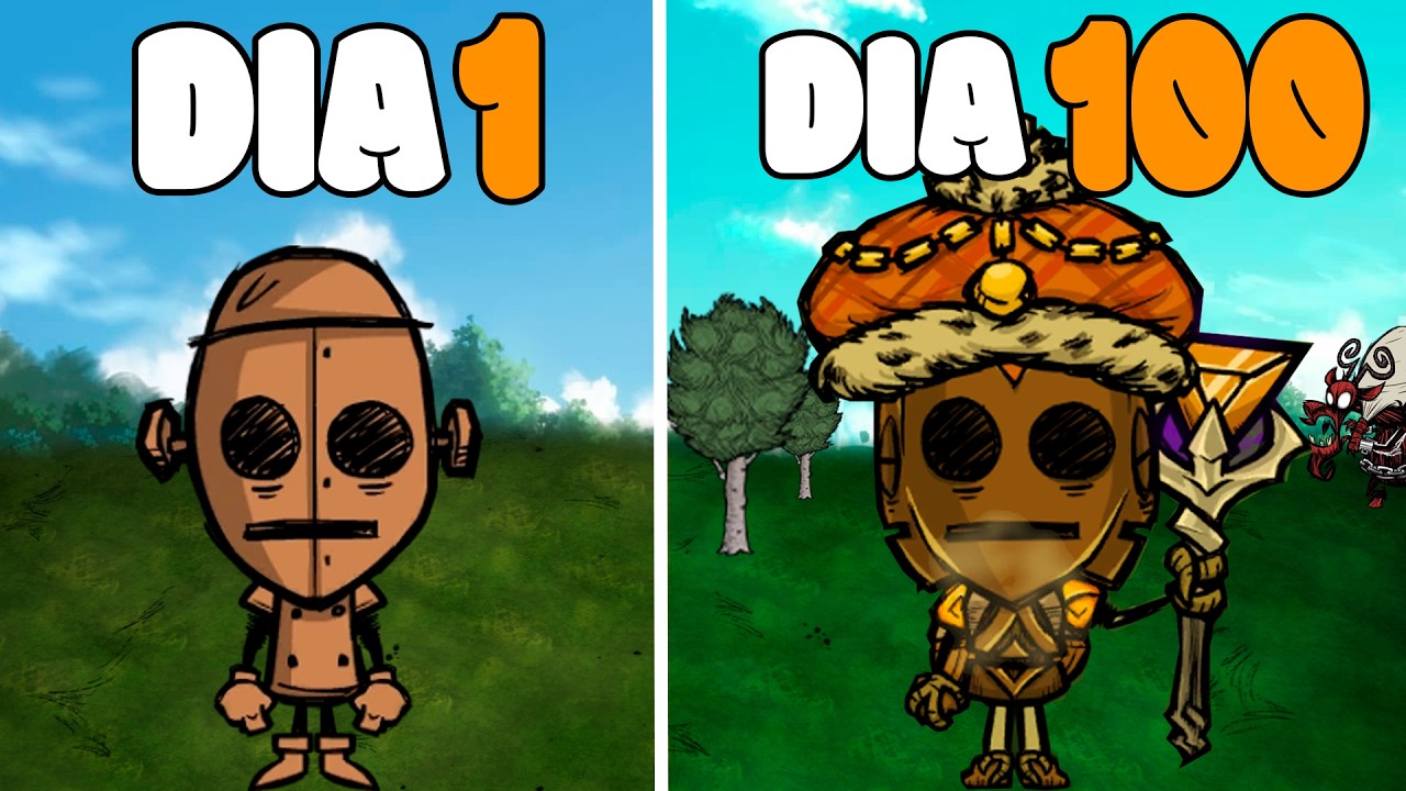 Surviving 100 Days with the new LUNAR VERSION WX78 in Don't Starve