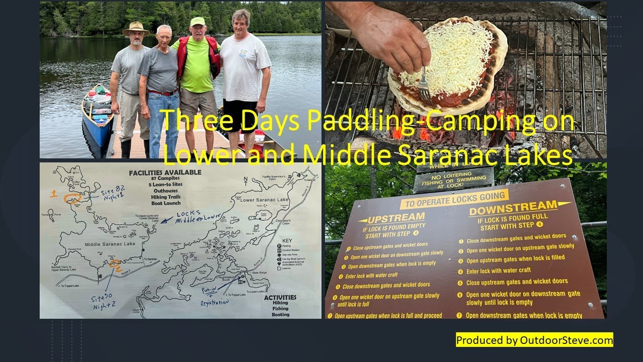 2022August Saranac Lakes Canoe Paddle Camping YouTube