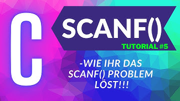 SCANF(), PROBLEM gelöst mit FFLUSH(stdout) | C-Programmieren #5 | IN4TASTIC-DE