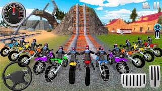 Impossible Bikes Stunts Extreme Driving game #2 - Dirt Bike Racing Simulator 2025 - Android Gameplay screenshot 5