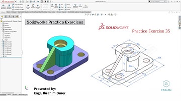 Solidworks Practice Exercises | Solidworks Exercise 35 | Use of Solidworks Evaluate Command