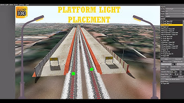 How to Place Lights On Platform in 2 Different Ways In TSRE5 | #Tutorials | #MSTS || FHD 1080p