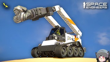This Tiny Crane Vehicle is Totally Safe, Space Engineers