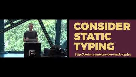 RubyConf AU 2015: Consider Static Typing by Tom Stuart