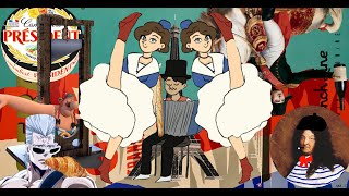 French stereotypical songs medley (Animation loop)