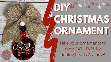 How to Add Beads to Ornaments