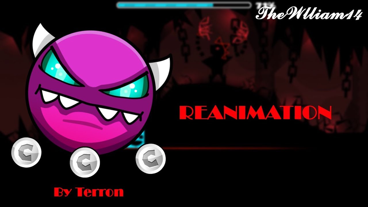 REANIMATION [EPIC DEMON] By Terron - Geometry Dash | TheWilliam14 - YouTube