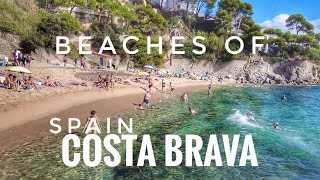 Costa Brava Beaches. Platja d'Aro. Spain.