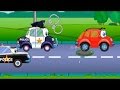 Мультфильмы машинки - Машинка Висти Вилли и Полицейская машина у видео для детей Гонки