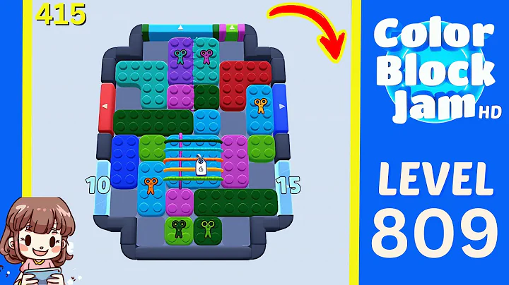 Color Block Jam Level 415 (809) Solution Walkthrough