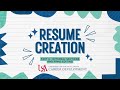 Resume Creation Part 4