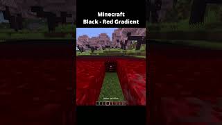 Red to Black Minecraft Gradient