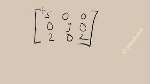 GATE- Engineering Mathematics- Matrix Algebra Introduction- course part-2