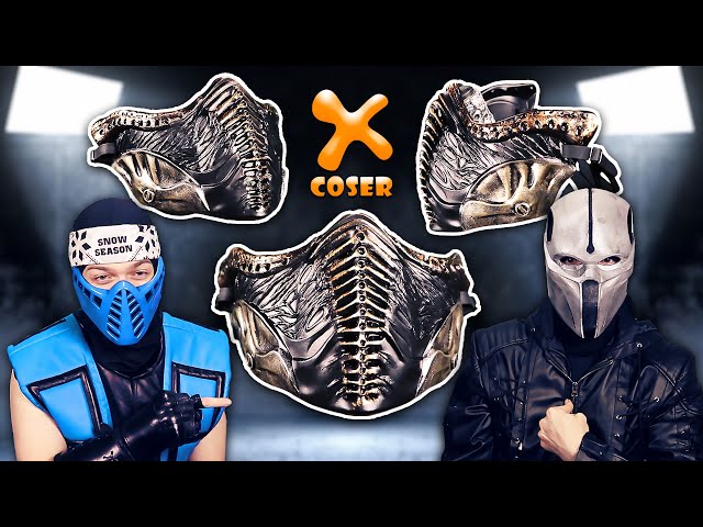 NoobSaibot and Sub-Zero Review Xcoser Noob Mortal Kombat 11 Mask