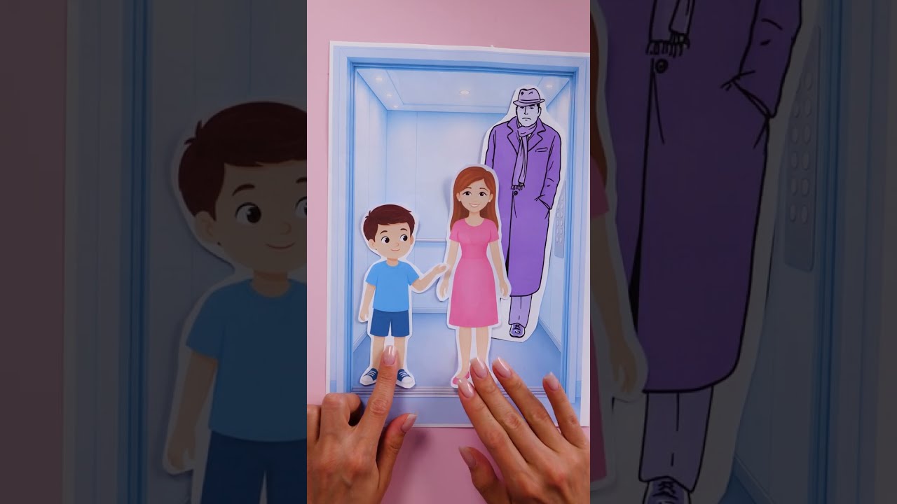 🛗⭐️ Elevator Safety for Kids — Simple Rules to Follow #kidsstories 썸네일