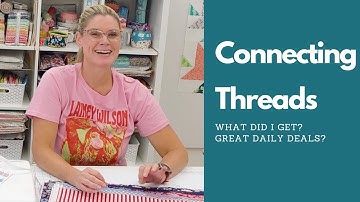 Connecting Theads Daily Deal, they have some of the best!