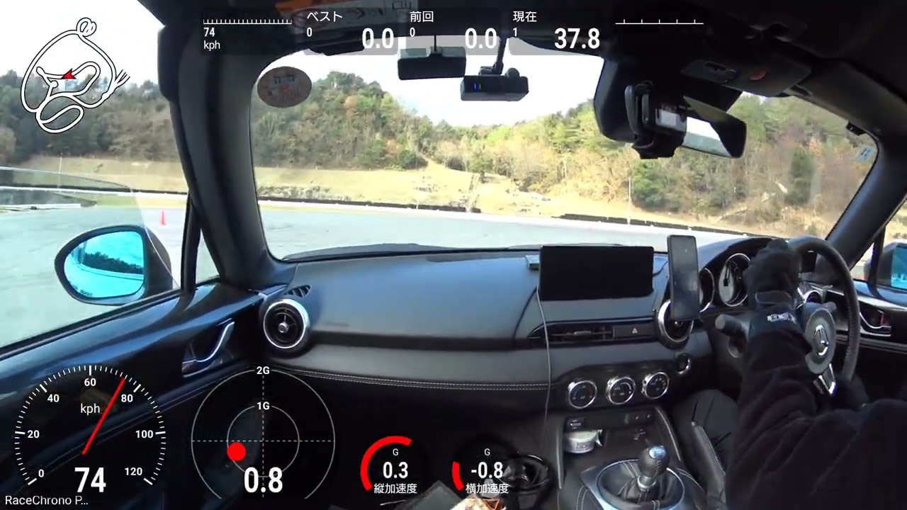 【ジムカーナ】2026 キョウセイ第1戦 ROADSTER-RF NDERE FR 36 慣熟走行 INCAR