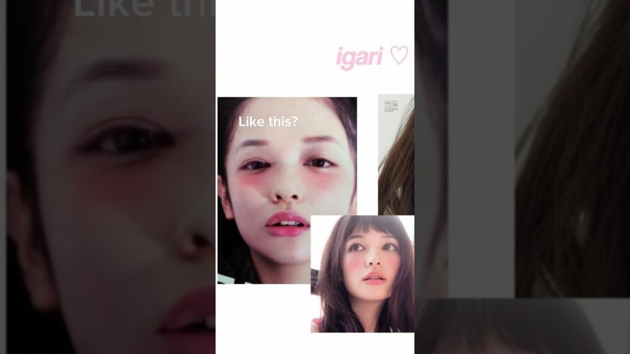 Japanese Igari Makeup on Darker Skin 