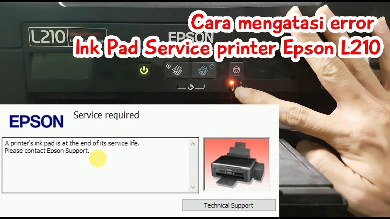 reset l355 ink printer service reset waste ink pad printer ...