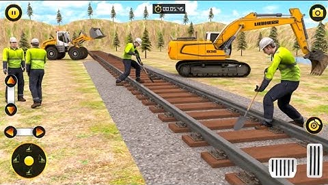 Train Bridge Construction | Railroad Building Simulation | Android Gameplay