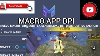 APP MACRO FREE FIRE DPI PARA MOVIL ANDROID screenshot 2