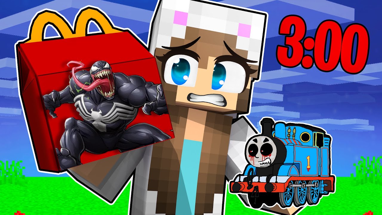 NON ORDINARE UN HAPPY MEAL ALLE 3 DI NOTTE SU MINECRAFT!