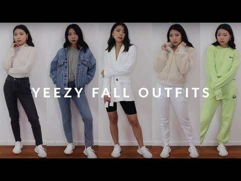 girls wearing yeezy