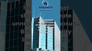 Selling an asset can create more exposure than expected. #AssetProtection #PrivateDeals #Easerich