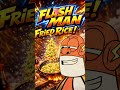 FLASH MAN FRIED RICE ⚡🍳 | Super Fast Street Style #flashman #flashman #friedrice #fried
