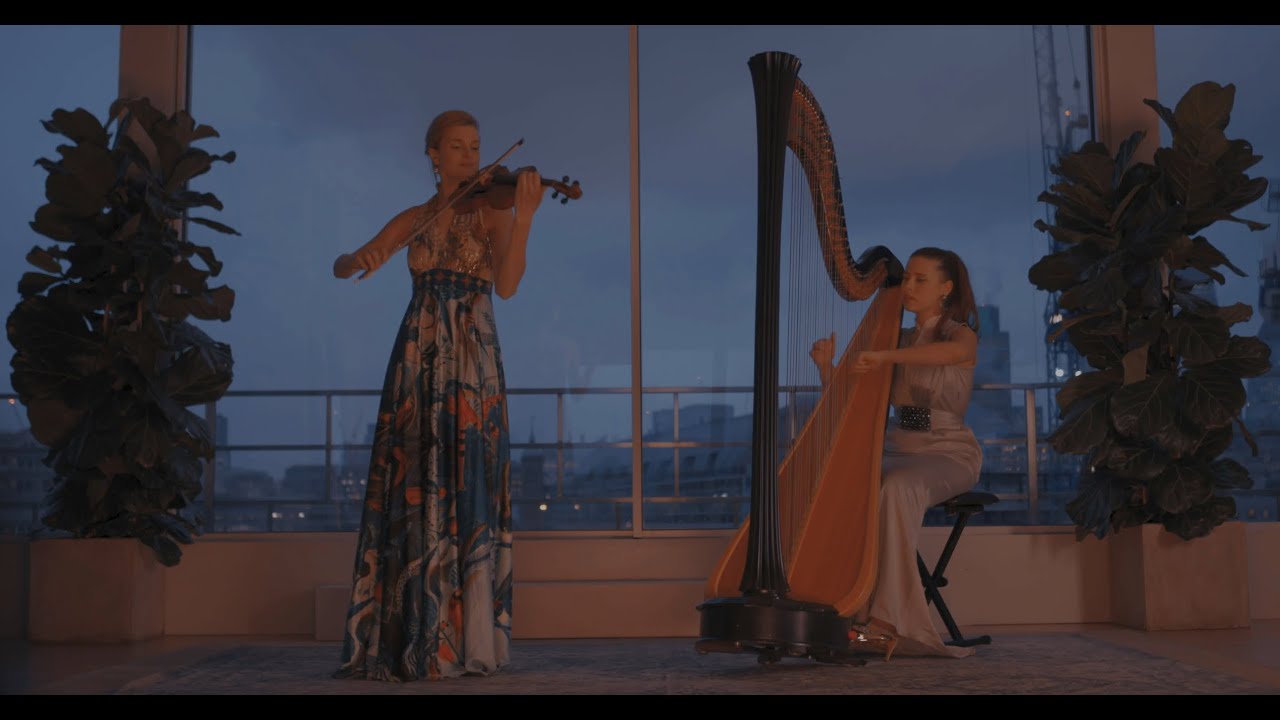 Shostakovich - The Gadfly - Romance - Harp and Violin Duo (Дмитрий Шостакович Романс)