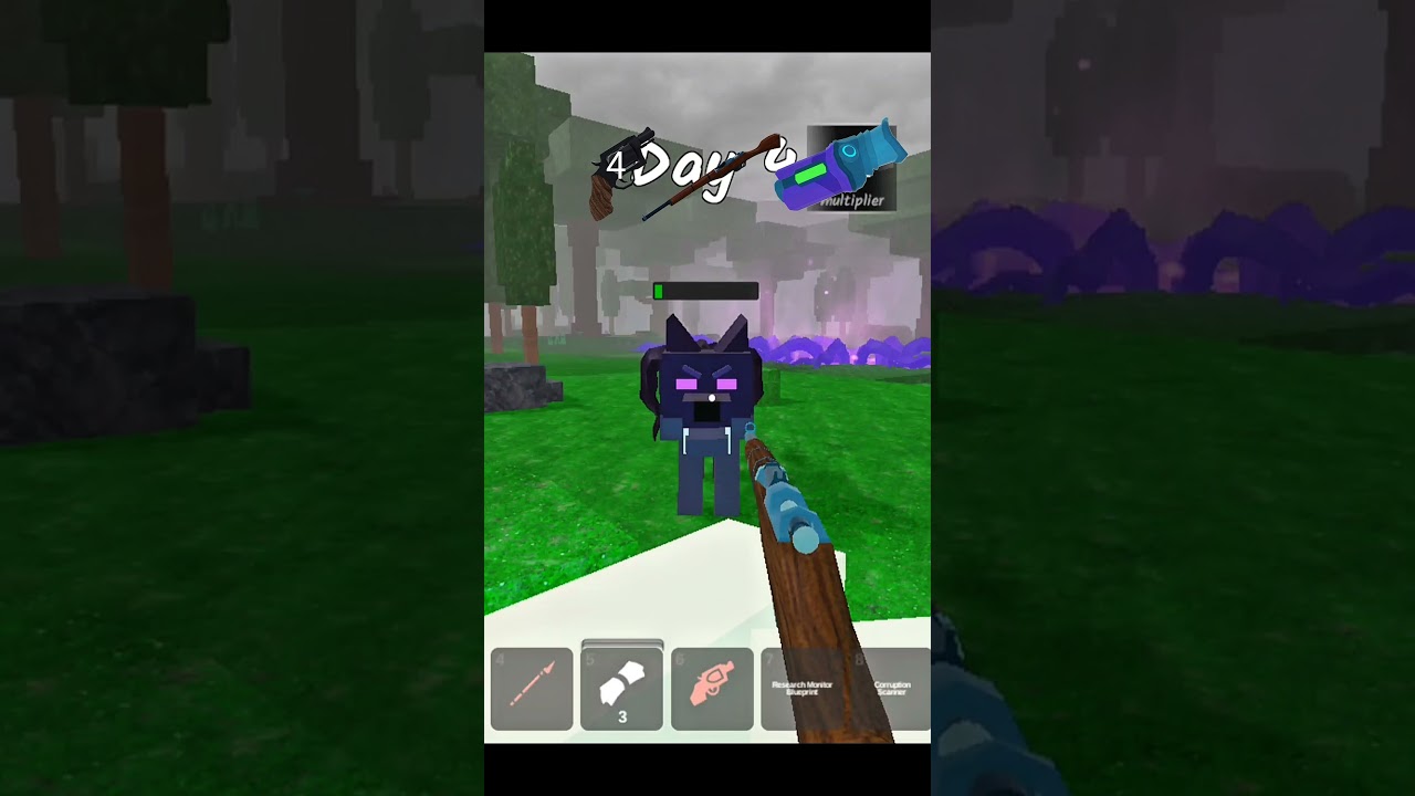 Corrupted Alpha Wolf Vs Weapons 