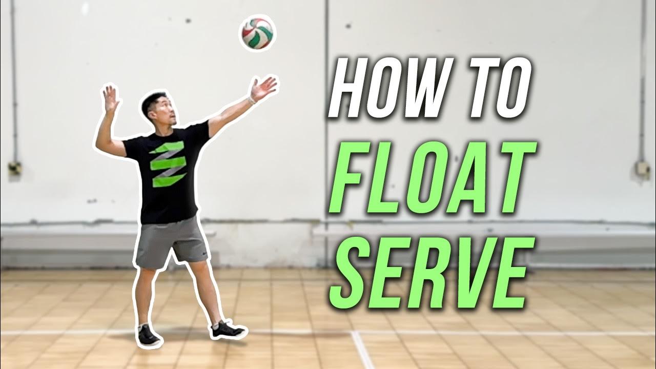 how-to-serve-a-volleyball-overhand-float-tutorial-youtube