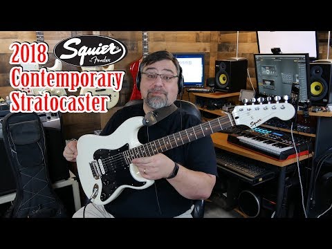 2018 Squier Contemporary Stratocaster HSS in Pearl White