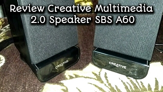 creative multimedia 2.0 speaker sbs a60