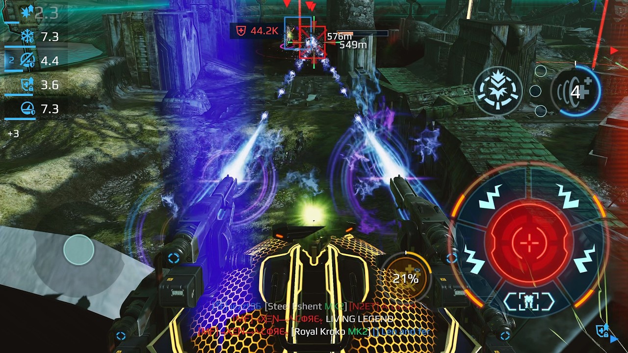 Heading home and bringing lasers | War Robots gameplay