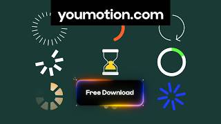 Free Loading Spinners &amp; Wait Icons for AI Video (Ae) | Animated Preloaders