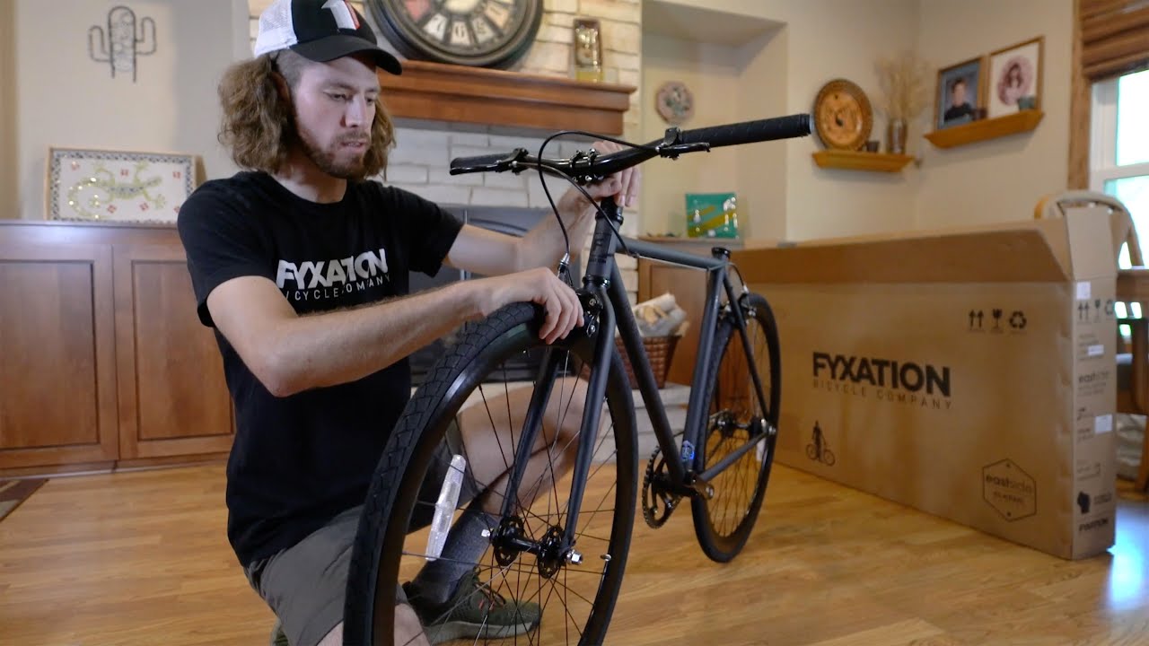 Fyxation Boxed Bike Assembly at Home - YouTube