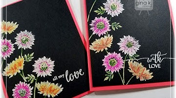 How to : Black Embossed Magic Technique